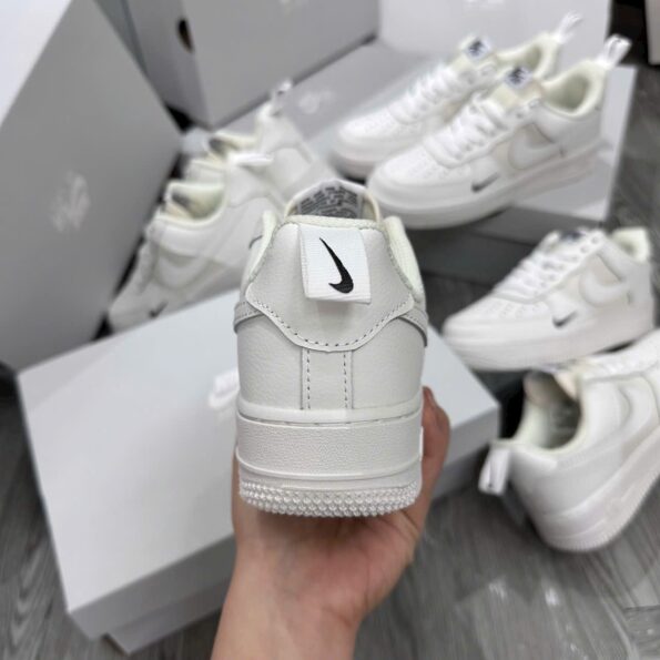 Nike Air Force 1 Low Sail Ripstop chính hãng, phối màu trắng ngà, chất liệu Ripstop, mẫu giày thể thao nam nữ, hàng chuẩn Auth 99%