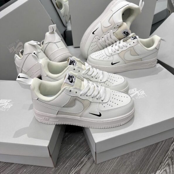 Nike Air Force 1 Low Sail Ripstop chính hãng, phối màu trắng ngà, chất liệu Ripstop, mẫu giày thể thao nam nữ, hàng chuẩn Auth 99%