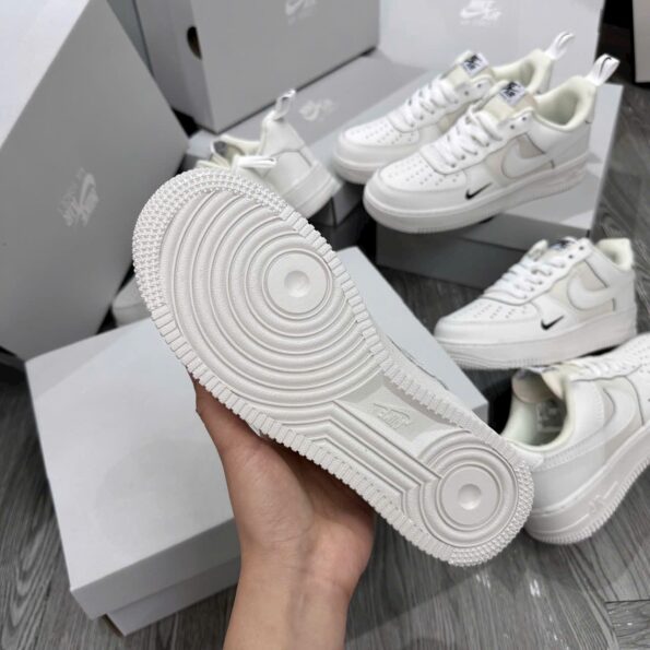 Nike Air Force 1 Low Sail Ripstop chính hãng, phối màu trắng ngà, chất liệu Ripstop, mẫu giày thể thao nam nữ, hàng chuẩn Auth 99%