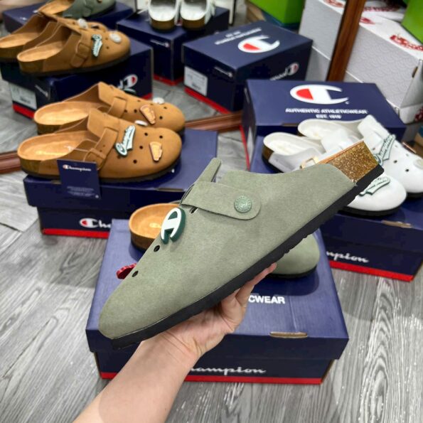 Dép Champion Clogs Đủ Màu Chuẩn Auth 99% – Thiết Kế Mule Thời Trang, Êm Chân, Tặng Kèm Charm