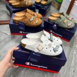 Dép Champion Clogs Đủ Màu Chuẩn Auth 99% – Thiết Kế Mule Thời Trang, Êm Chân, Tặng Kèm Charm