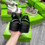 [Ảnh Thật] Giày Nữ Crocs Brooklyn Upper Low Wedge – Đủ Màu, Bản VIP Chuẩn Auth 99% 16