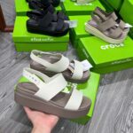 [Ảnh Thật] Giày Nữ Crocs Brooklyn Upper Low Wedge – Đủ Màu, Bản VIP Chuẩn Auth 99% 16
