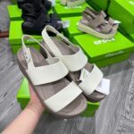 [Ảnh Thật] Giày Nữ Crocs Brooklyn Upper Low Wedge – Đủ Màu, Bản VIP Chuẩn Auth 99% 16
