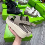 [Ảnh Thật] Giày Nữ Crocs Brooklyn Upper Low Wedge – Đủ Màu, Bản VIP Chuẩn Auth 99% 16