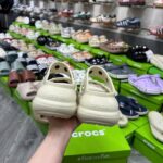 Dép Crocs Crush Sandal Hai Quai Đế Cao 6CM Sữa – Bản VIP Chuẩn Auth  9