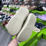 Dép Crocs Crush Sandal Hai Quai Đế Cao 6CM Sữa – Bản VIP Chuẩn Auth  9