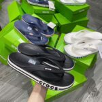 Dép Xỏ Ngón Unisex Crocs Bayaband – Đen- Bản VIP Chuẩn Auth 1