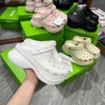 [Ảnh Thật] Giày Clog Nữ Crocs Bae Đế 6CM – Đủ Màu, Bản Đẹp Chuẩn Auth 99%, Tặng Full Charm 4