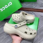 Bộ sưu tập Crocs Classic Clog đế cao 5cm, đủ màu, hàng chuẩn Auth 99%, phù hợp nam nữ.