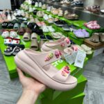 Dép Crocs Crush Sandal Hai Quai Đế Cao 6CM Sữa – Bản VIP Chuẩn Auth  20