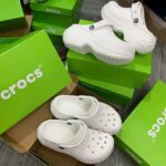 [Ảnh Thật] Dép Clog Unisex Crocs Bella Trắng – Bản VIP Chuẩn Auth 99%, Tặng Charms 4